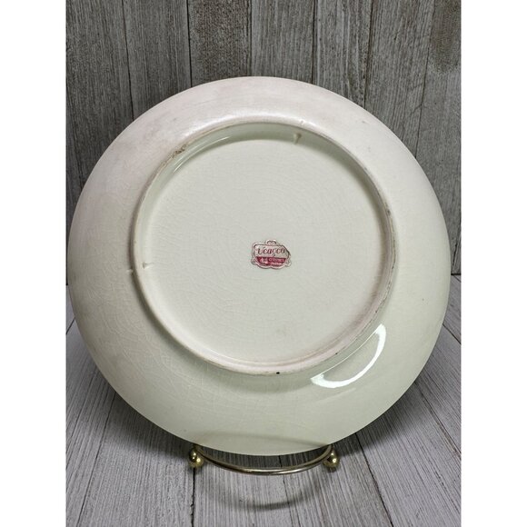 Vintage MCM Ucago Japan Nagasaki Still Life Fruit Painted Wall Plate 8.5" DIA - Picture 2 of 6